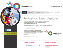 Tablet Screenshot of canvasspeople.nl